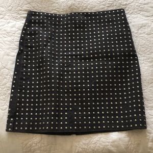 All Saints Remsen Studded Mini Skirt
